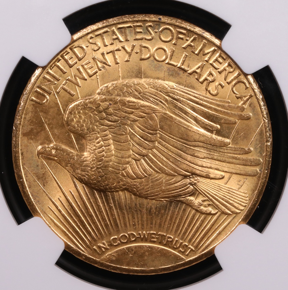 1926 $20 Saint-Gaudens Gold NGC MS-66+