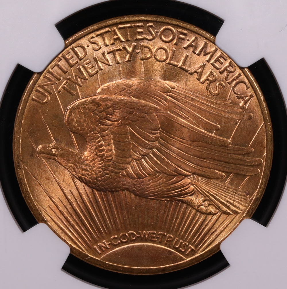 1914-S $20 Saint-Gaudens Gold NGC MS-66