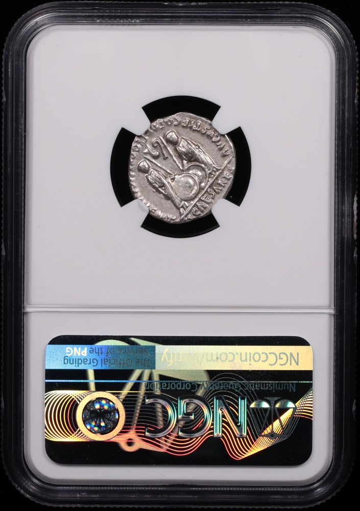 27 BC-14 AD Augustus Silver Denarius NGC XF 3x3 | Austin Rare Coins