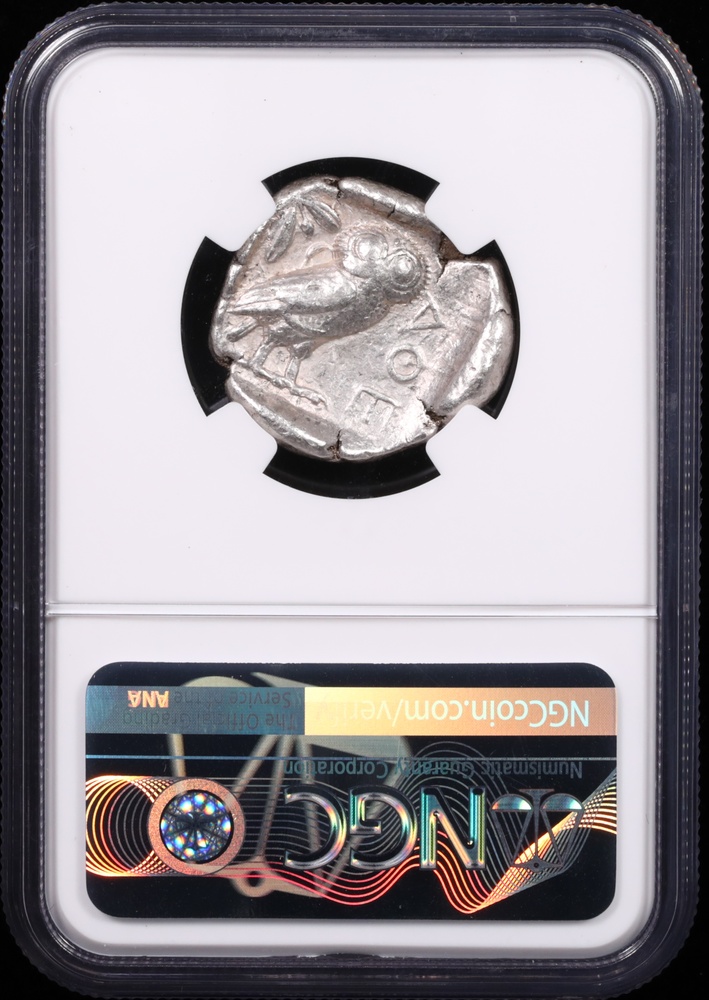 440-404 BC Attica, Athens Silver Tetradrachm NGC Choice Very Fine Reverse in Holder 440-404 BC Attica, Athens Silver Tetradrachm NGC Choice Very Fine Reverse in Holder