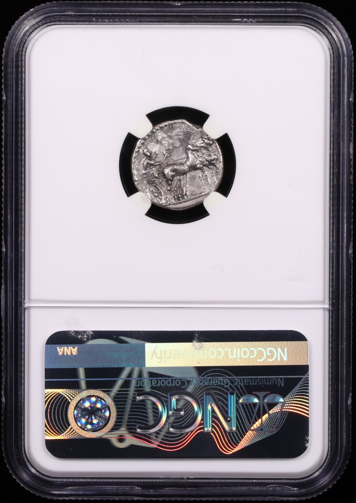 AD 69-79 Vespasian Silver Denarius Antioch NGC Choice Extremely Fine Reverse in Holder AD 69-79 Vespasian Silver Denarius Antioch NGC Choice Extremely Fine Reverse in Holder