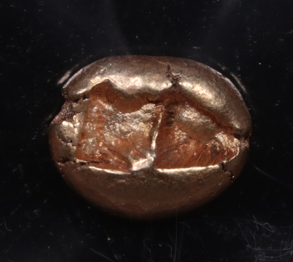 650-600 BC Ionia Electrum Hecte NGC About Uncirculated 4x4 Reverse 650-600 BC Ionia Electrum Hecte NGC About Uncirculated 4x4 Reverse