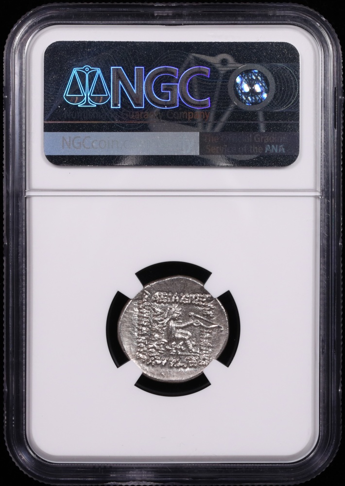 c. 121-91 BC Parthian Kingdom Mithradates II Silver Drachm NGC Mint State c. 121-91 BC Parthian Kingdom Mithradates II Silver Drachm NGC Mint State
