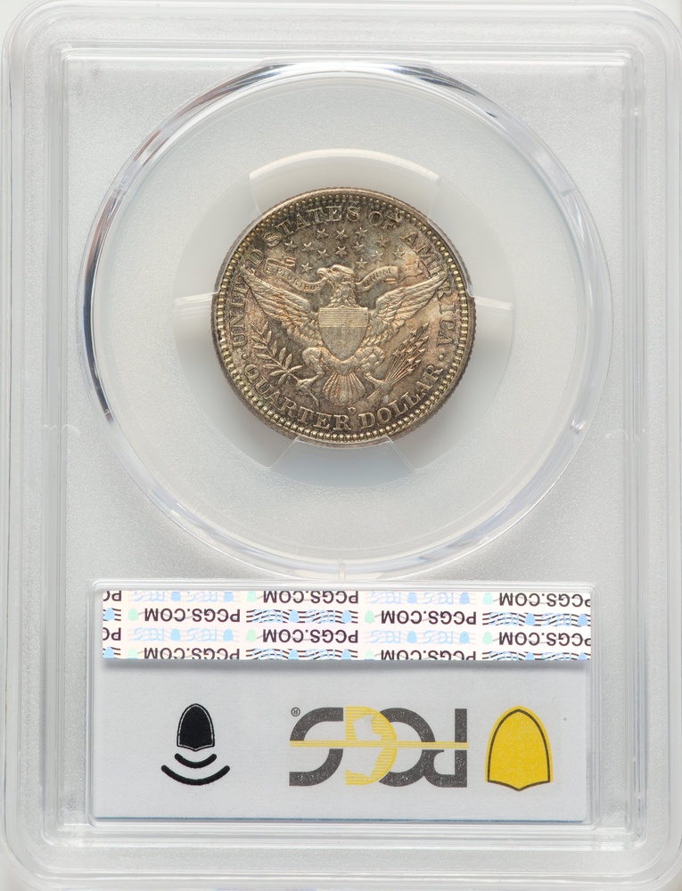 1906-D Barber Quarter PCGS MS-65 Reverse in Holder 1906-D Barber Quarter PCGS MS-65 Reverse in Holder