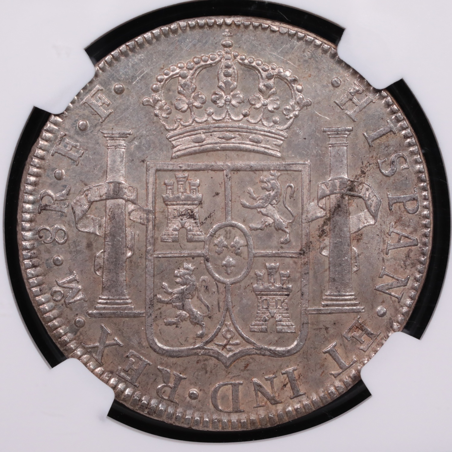 1783 Mexico City, Mexico 8 Reale NGC MS-62 Reverse 1783 Mexico City, Mexico 8 Reale NGC MS-62 Reverse