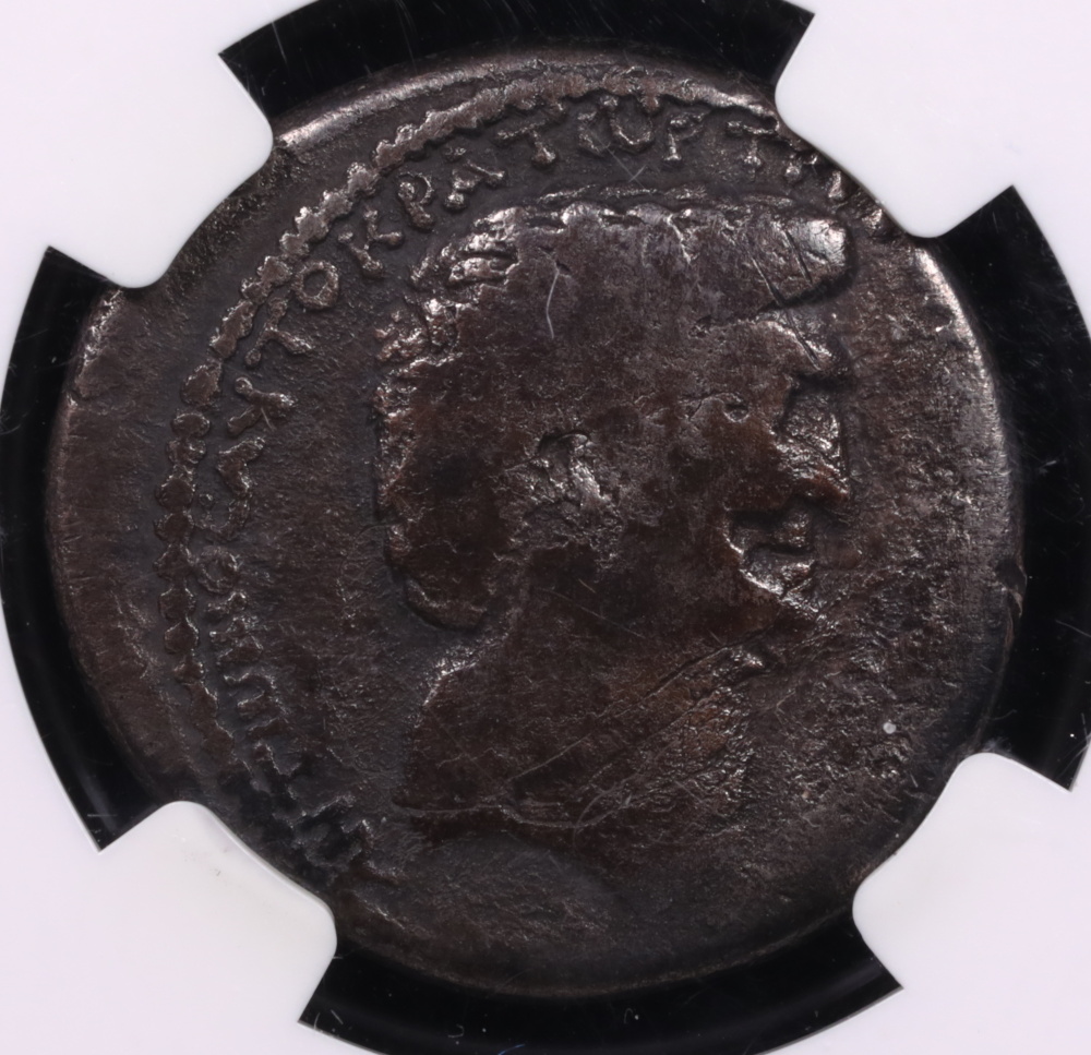 Cleopatra Vii + Marc Antony Tetradrachm Very Good