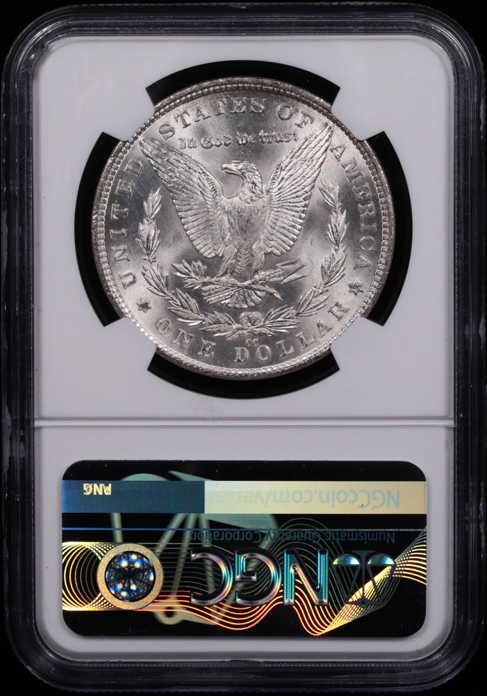 1882-CC Morgan Silver Dollar NGC MS-67 Reverse in Holder 1882-CC Morgan Silver Dollar NGC MS-67 Reverse in Holder