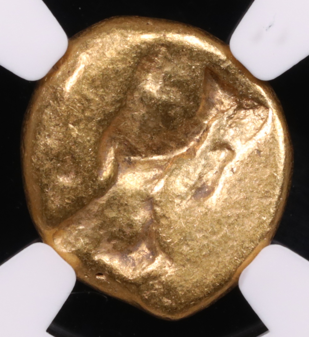 c. 5th Century BC Achaemenid Empire Gold Daric NGC Very Good