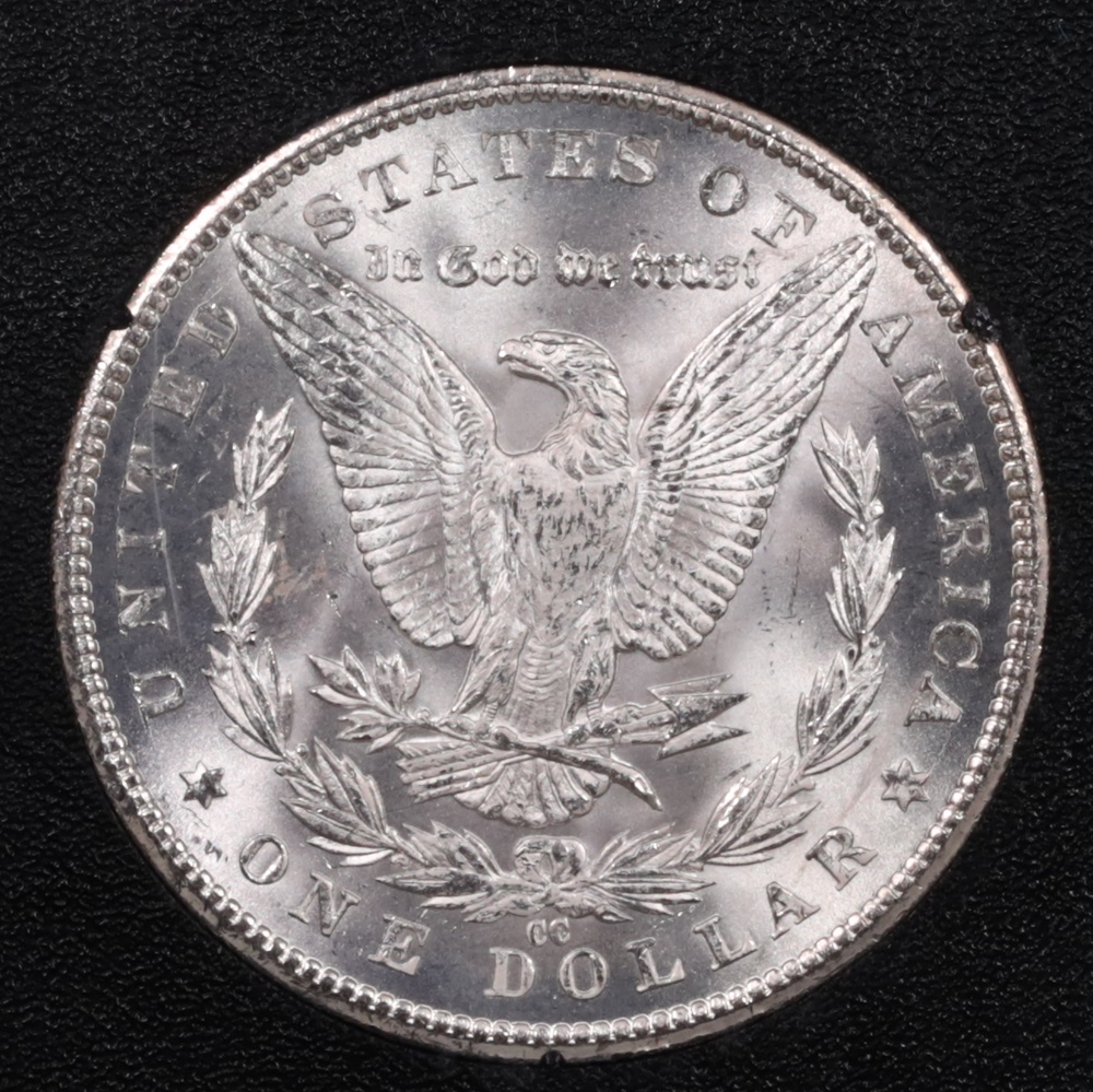 1885-CC Morgan Silver Dollar GSA Hoard NGC MS-63 CAC