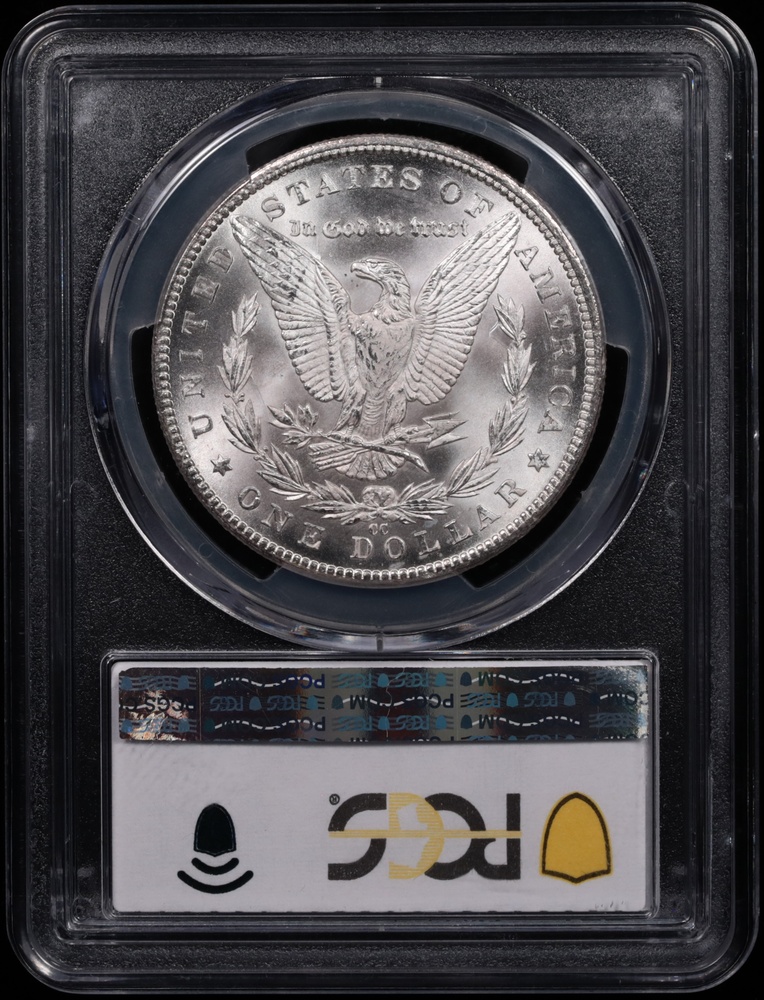 1884-CC Morgan Silver Dollar PCGS MS-65 Reverse in Holder 1884-CC Morgan Silver Dollar PCGS MS-65 Reverse in Holder