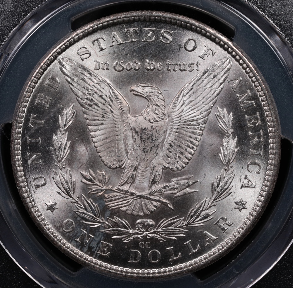 1884-CC Morgan Silver Dollar PCGS MS-65 Reverse 1884-CC Morgan Silver Dollar PCGS MS-65 Reverse