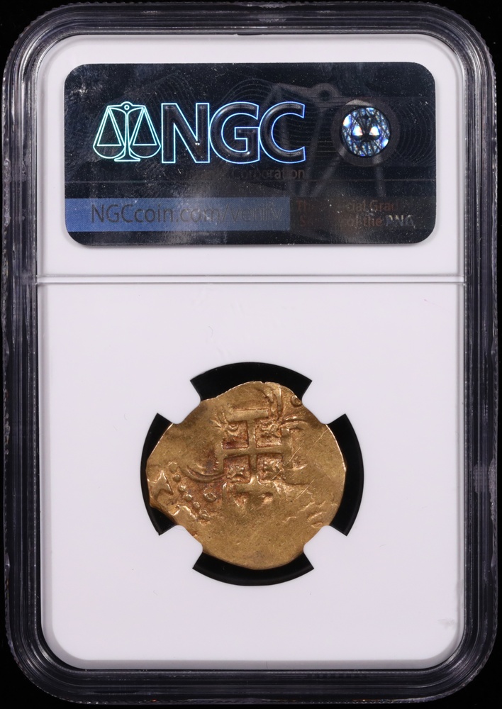1597 B Spain 2 Escudo Seville NGC AU53 Reverse Holder 1597 B Spain 2 Escudo Seville NGC AU53 Reverse Holder