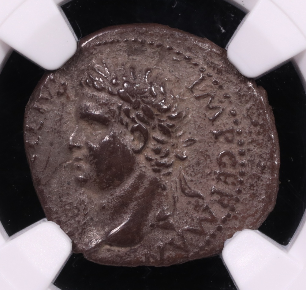 AD 69 Vitellius Silver Denarius NGC Choice Very Fine