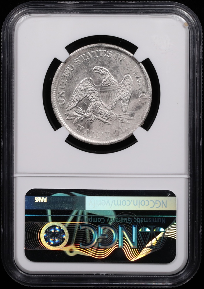 1861-O Seated Liberty Half Dollar SS Republic Shipwreck Effect Confederate States Issue NGC Reverse in Holder 1861-O Seated Liberty Half Dollar SS Republic Shipwreck Effect Confederate States Issue NGC Reverse in Holder