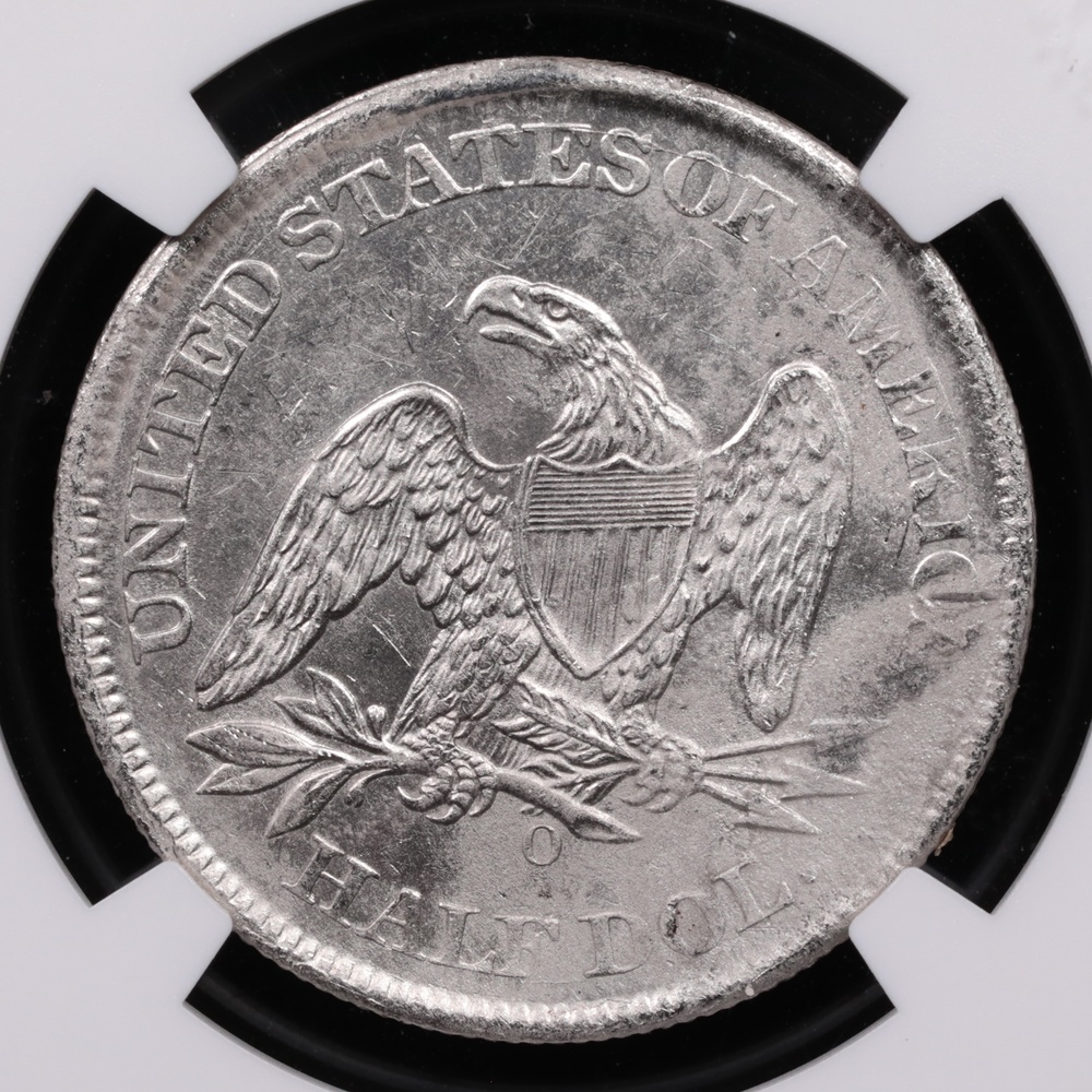 1861-O Seated Liberty Half Dollar SS Republic Shipwreck Effect Confederate States Issue NGC Reverse 1861-O Seated Liberty Half Dollar SS Republic Shipwreck Effect Confederate States Issue NGC Reverse