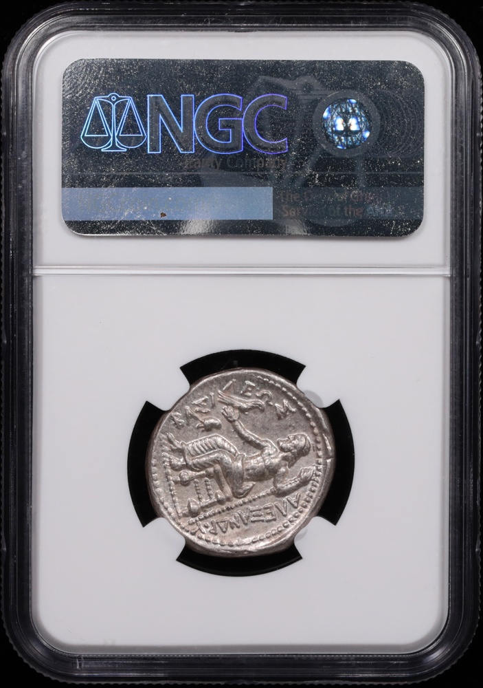 336-323 BC Alexander the Great Silver Tetradrachm NGC Choice About Uncirculated 5x4 Reverse in Holder 336-323 BC Alexander the Great Silver Tetradrachm NGC Choice About Uncirculated 5x4 Reverse in Holder