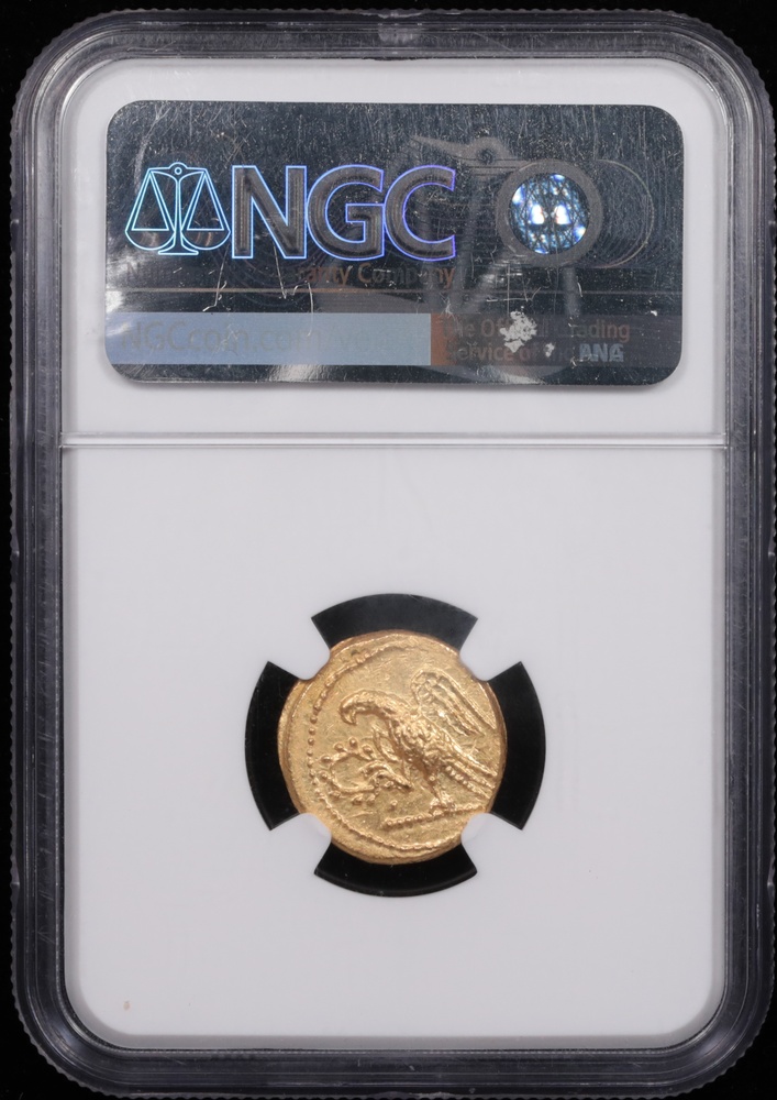 After 54 BC Thracian or Scythian Coson Gold Stater NGC MS 4x3 Reverse in Holder