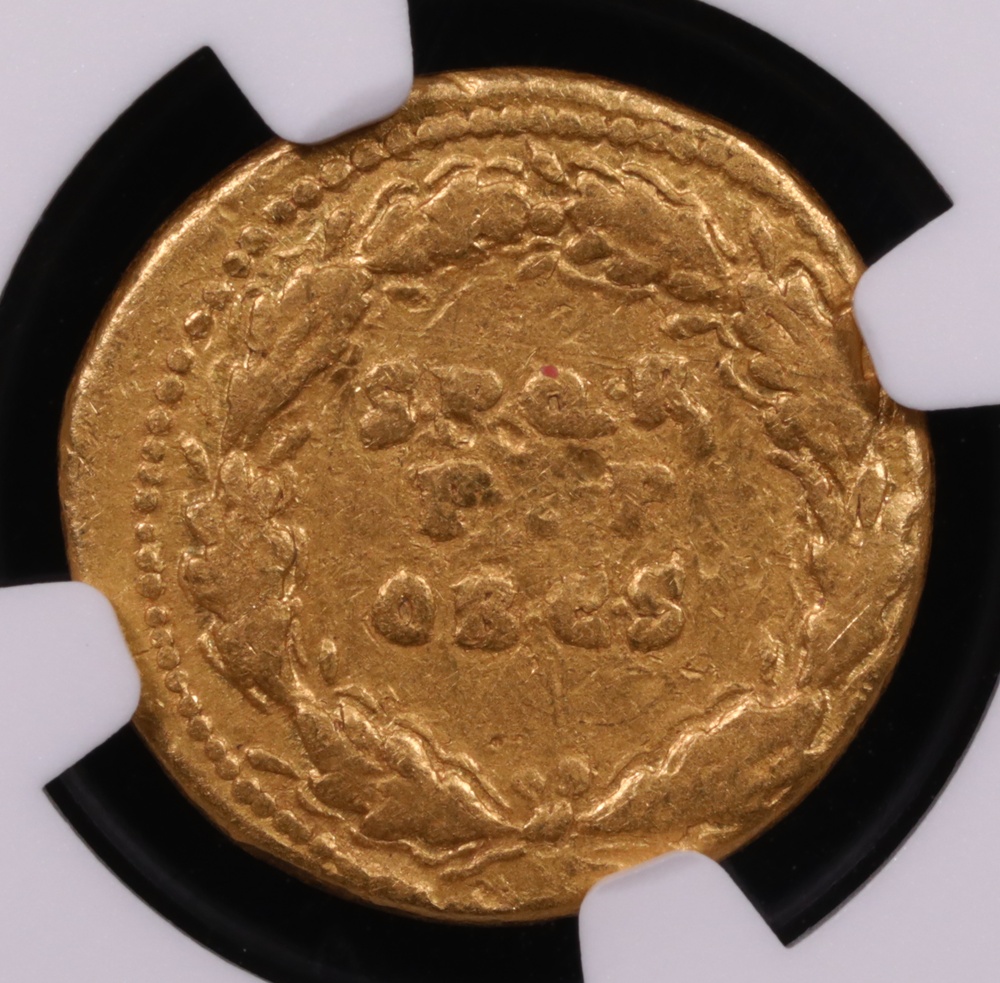 AD 41-54 Claudius Gold Aureus NGC Choice Fine 5x3