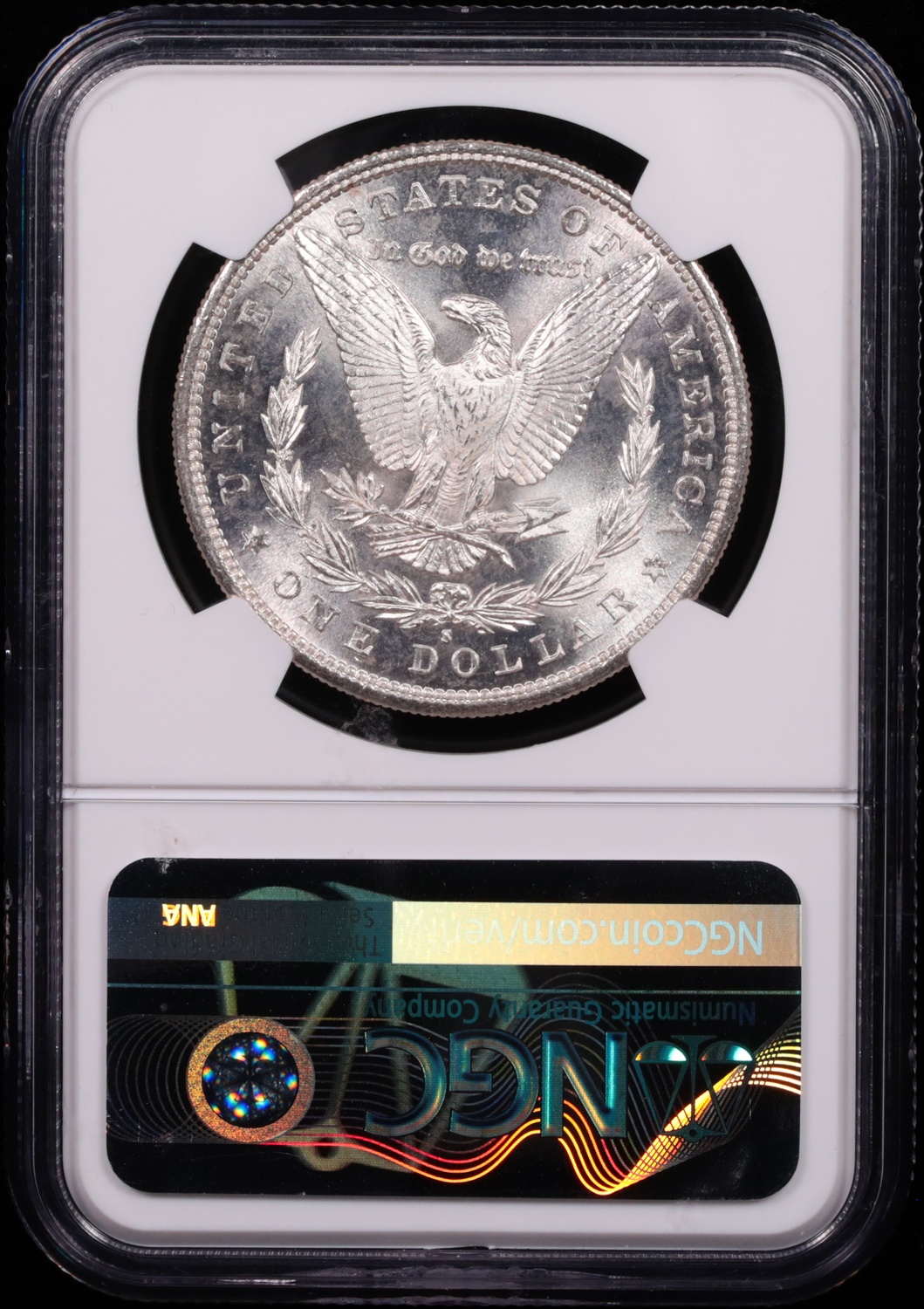 1881-S Morgan Silver Dollar NGC MS-67 Reverse in Holder 1881-S Morgan Silver Dollar NGC MS-67 Reverse in Holder