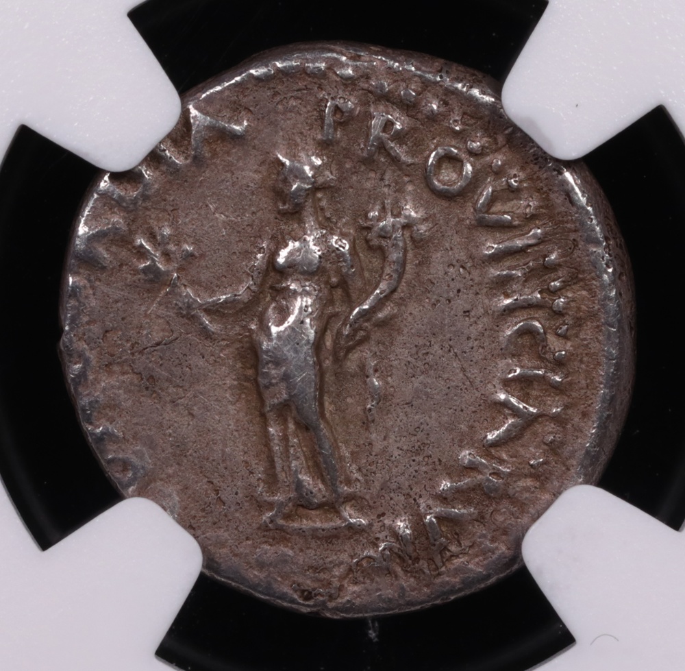 68-69 AD Roman Empire Galba Silver Denarius NGC Choice Very Fine 3x3 Reverse 68-69 AD Roman Empire Galba Silver Denarius NGC Choice Very Fine 3x3 Reverse