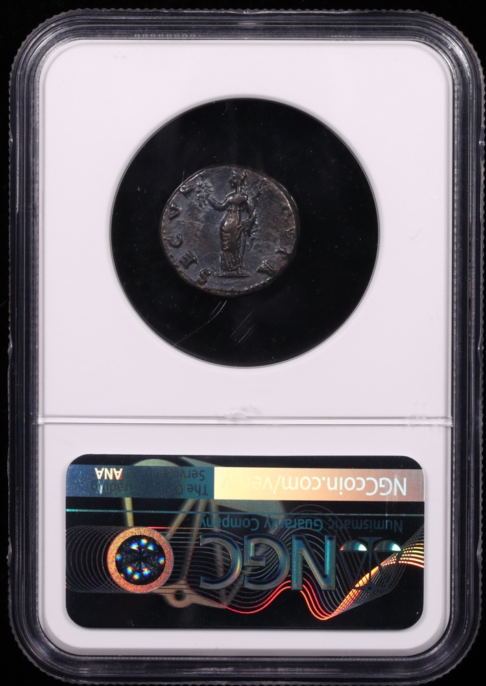69 AD Otho Silver Denarius NGC AU 4x2 Securitas Reverse in Holder 69 AD Otho Silver Denarius NGC AU 4x2 Securitas Reverse in Holder