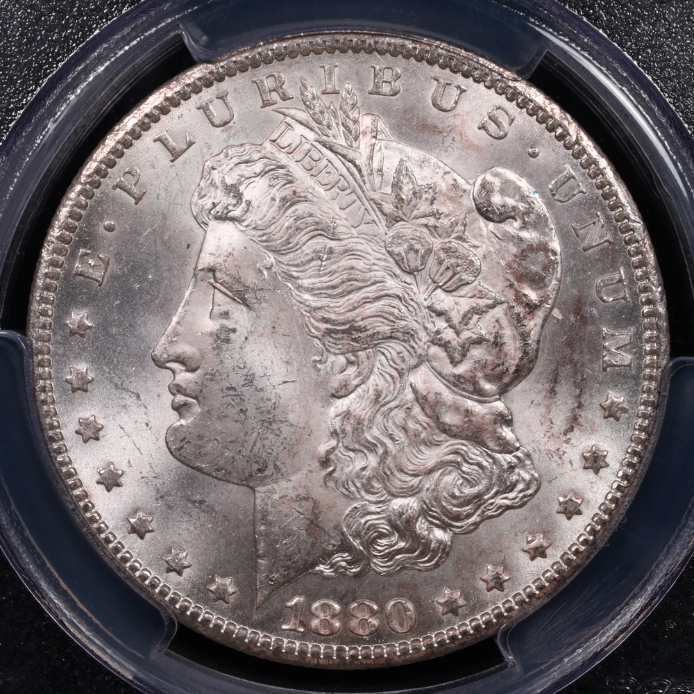1880-CC Morgan Silver Dollar PCGS MS-63