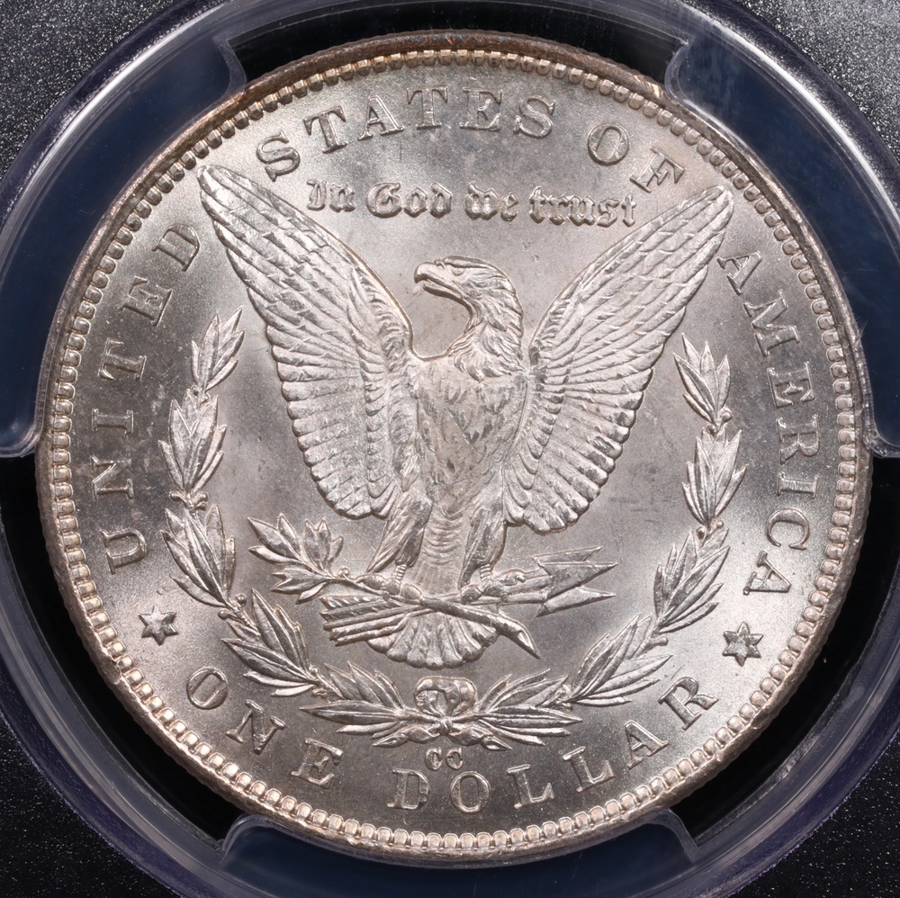 1891-CC Morgan Silver Dollar PCGS MS-63+