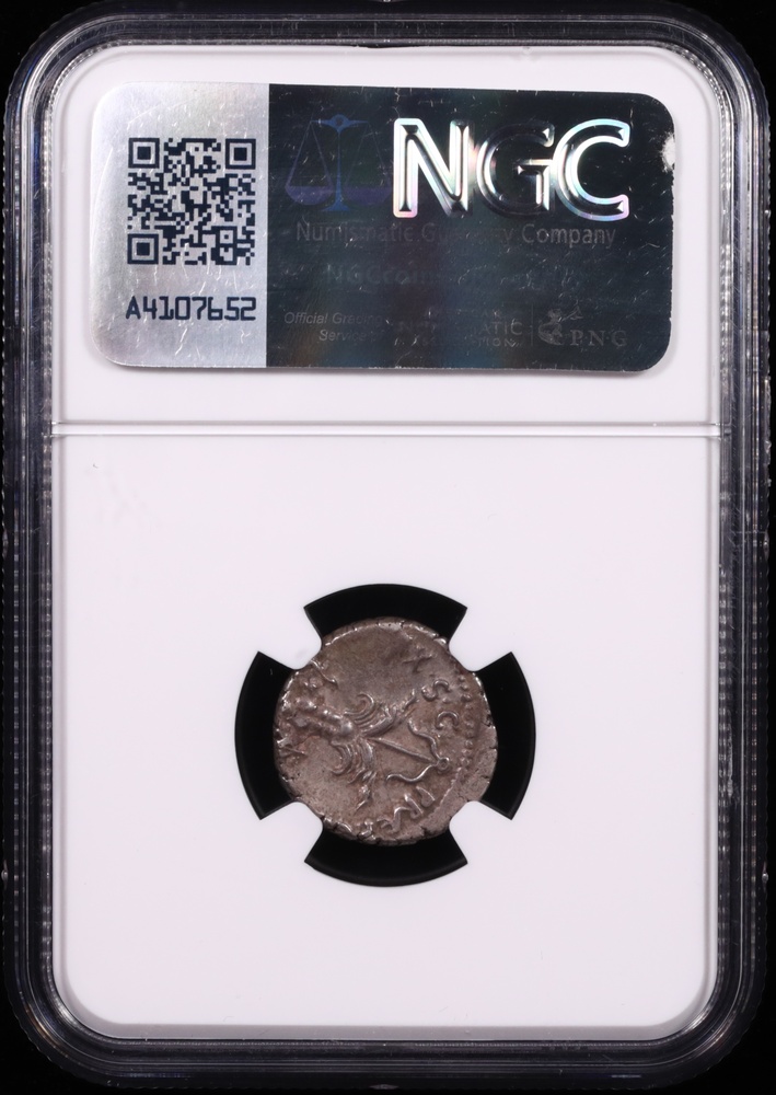 42-37 BC Sextus Pompey Silver Denarius NGC Choice Very Fine Reverse in Holder 42-37 BC Sextus Pompey Silver Denarius NGC Choice Very Fine Reverse in Holder