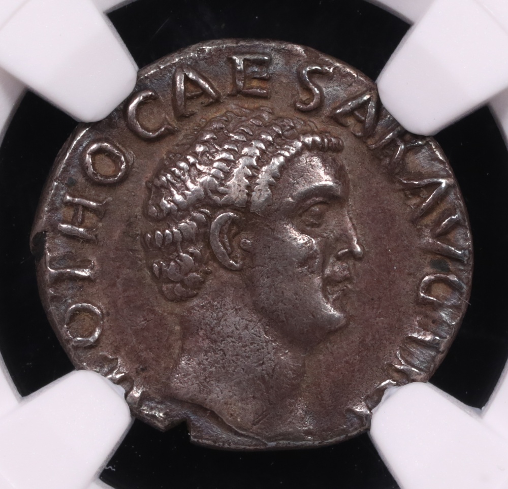 AD 69 Otho Silver Denarius NGC Choice Extremely Fine 4x3