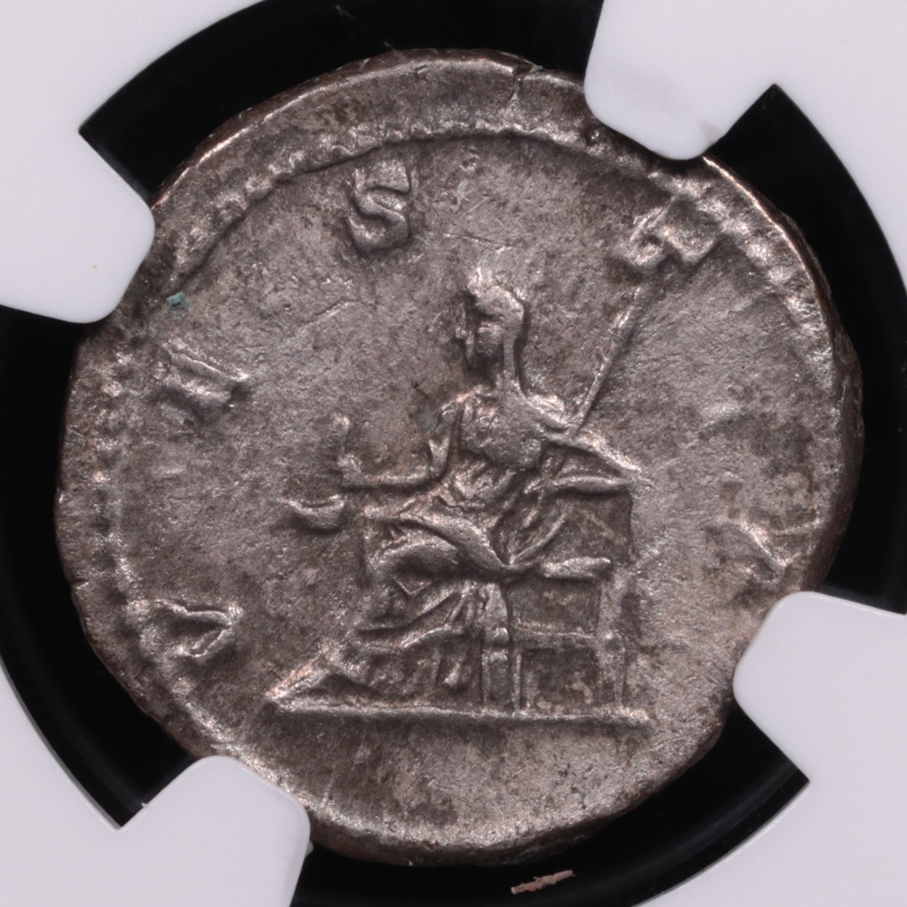 193-217 AD Roman Empire Julia Domna Silver Denarius NGC Choice Extremely Fine Reverse 193-217 AD Roman Empire Julia Domna Silver Denarius NGC Choice Extremely Fine Reverse