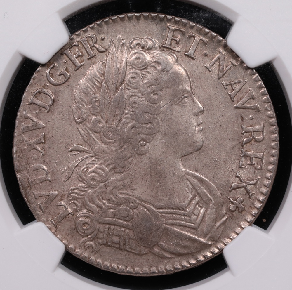 1718-A France 1 Ecu NGC AU-55 Obverse 1718-A France 1 Ecu NGC AU-55 Obverse