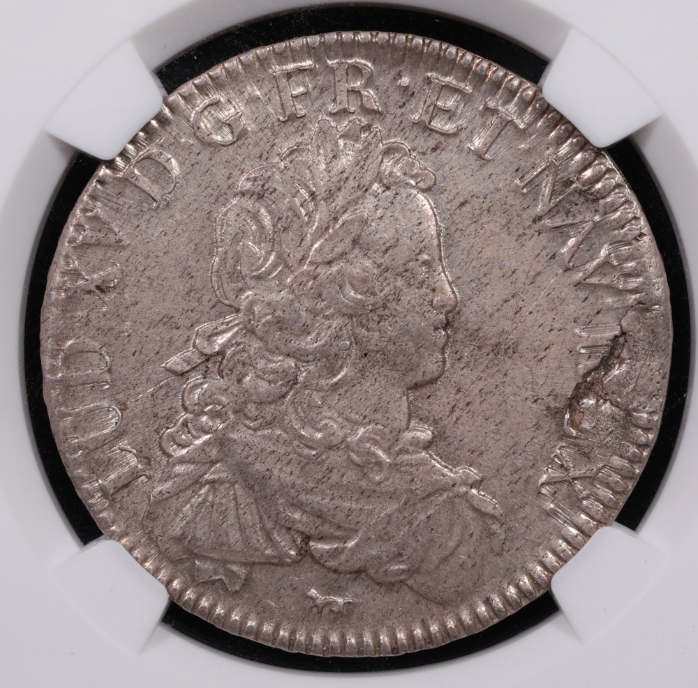 1723-A France 1 Ecu NGC AU-55 Obverse 1723-A France 1 Ecu NGC AU-55 Obverse