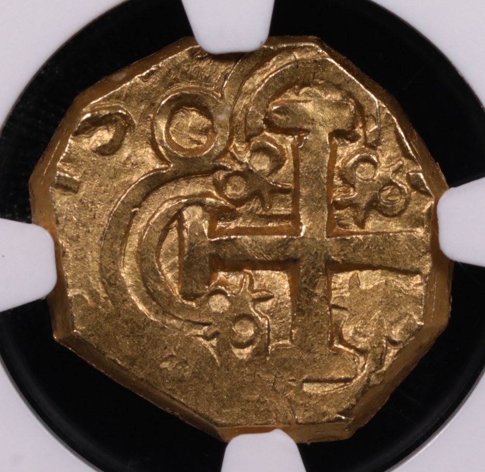 1694-1701 Colombia 2 Escudo Carlos II 1715 Fleet Shipwreck NGC MS-64