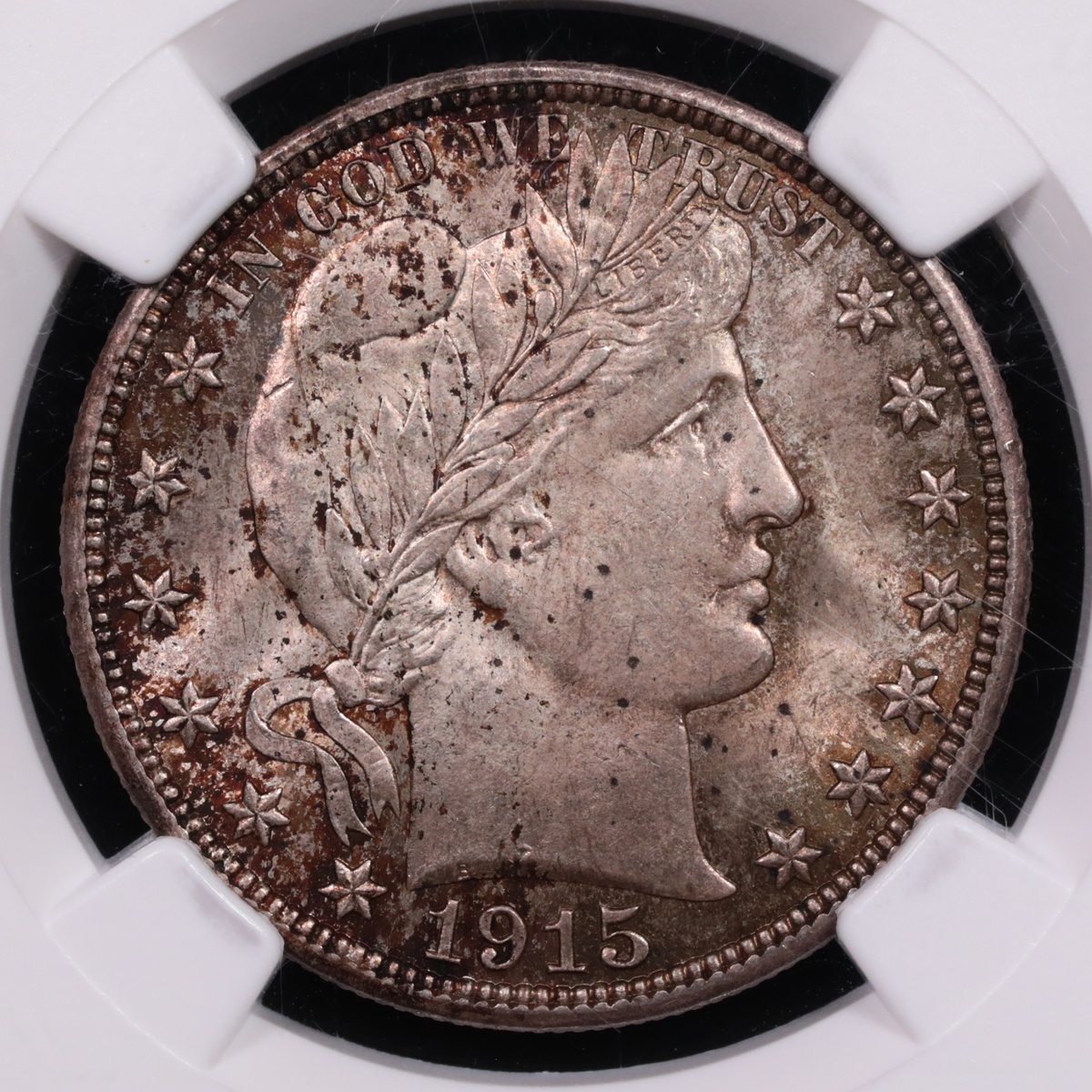 1915-D Barber Half Dollar NGC MS-66 Obverse 1915-D Barber Half Dollar NGC MS-66 Obverse