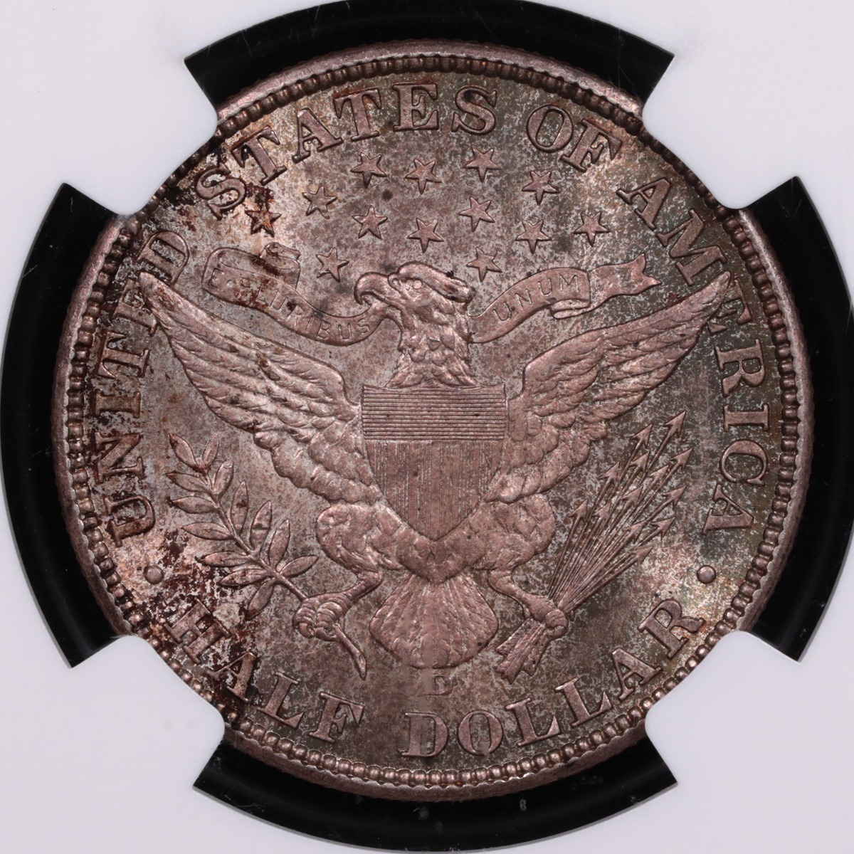 1915-D Barber Half Dollar NGC MS-66 Reverse 1915-D Barber Half Dollar NGC MS-66 Reverse