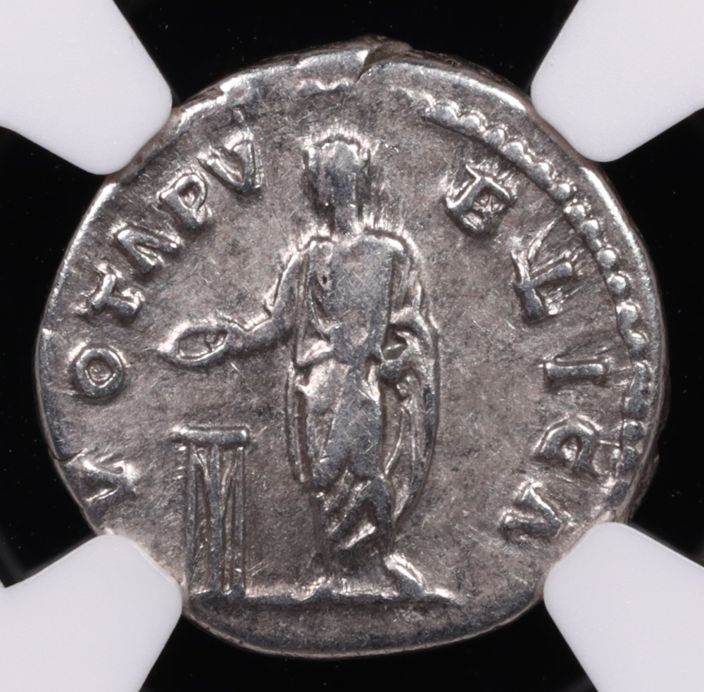 Roman Empire Hadrian Silver Denarius (117-138 AD) NGC VF