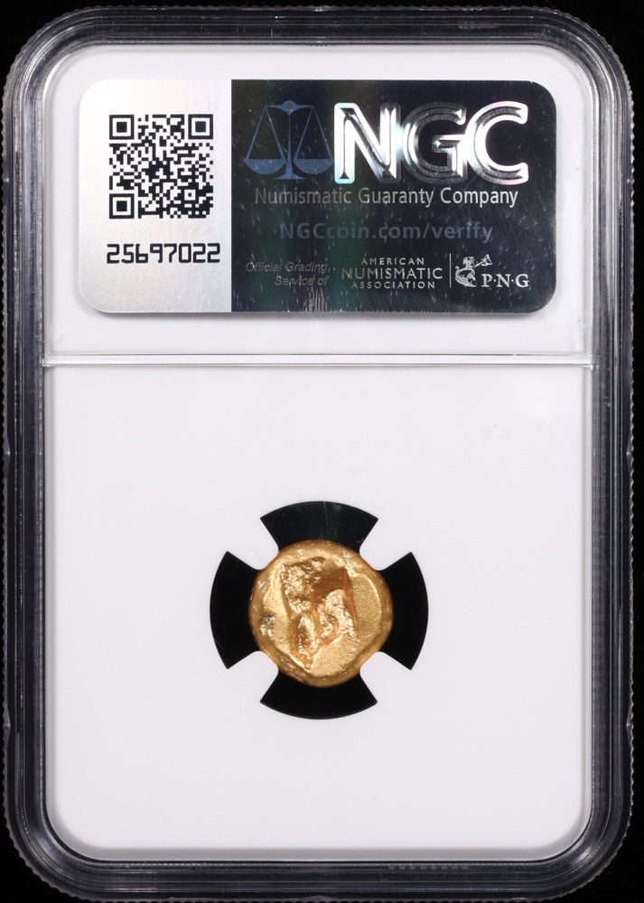 c. 5th Century BC Achaemenid Empire Gold Daric NGC AU Obverse in Holder c. 5th Century BC Achaemenid Empire Gold Daric NGC AU Obverse in Holder