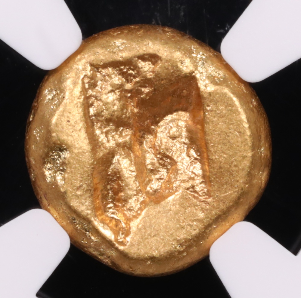 c. 5th Century BC Achaemenid Empire Gold Daric NGC About Uncirculated 3x4