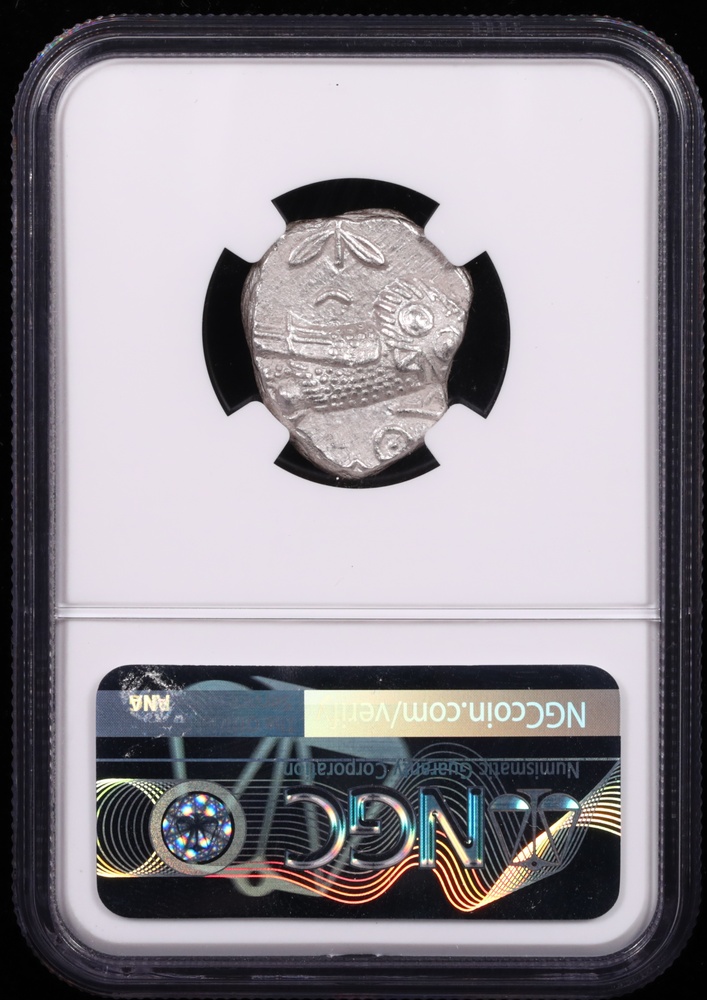 353-294 BC Attica, Athens Silver Owl Tetradrachm NGC Choice About Uncirculated 4x4 Reverse in Holder 353-294 BC Attica, Athens Silver Owl Tetradrachm NGC Choice About Uncirculated 4x4 Reverse in Holder