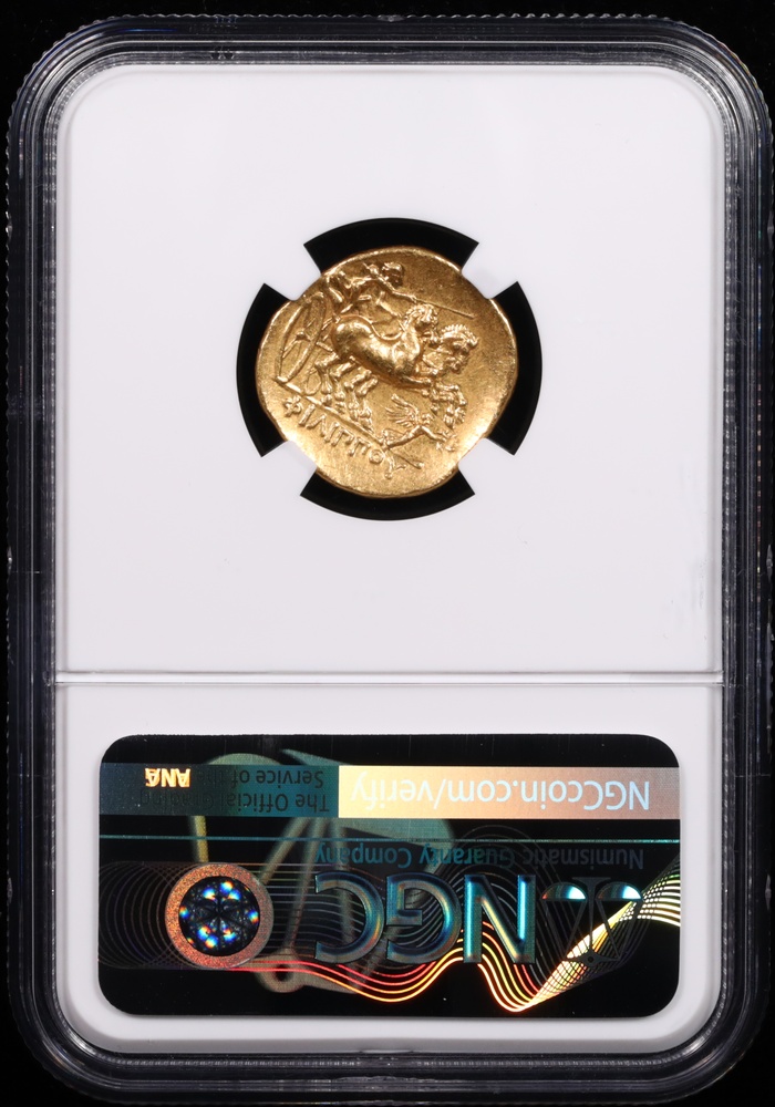 359-336 BC Philip II Macedonia Gold Stater NGC XF 5x4 Reverse in Holder 359-336 BC Philip II Macedonia Gold Stater NGC XF 5x4 Reverse in Holder