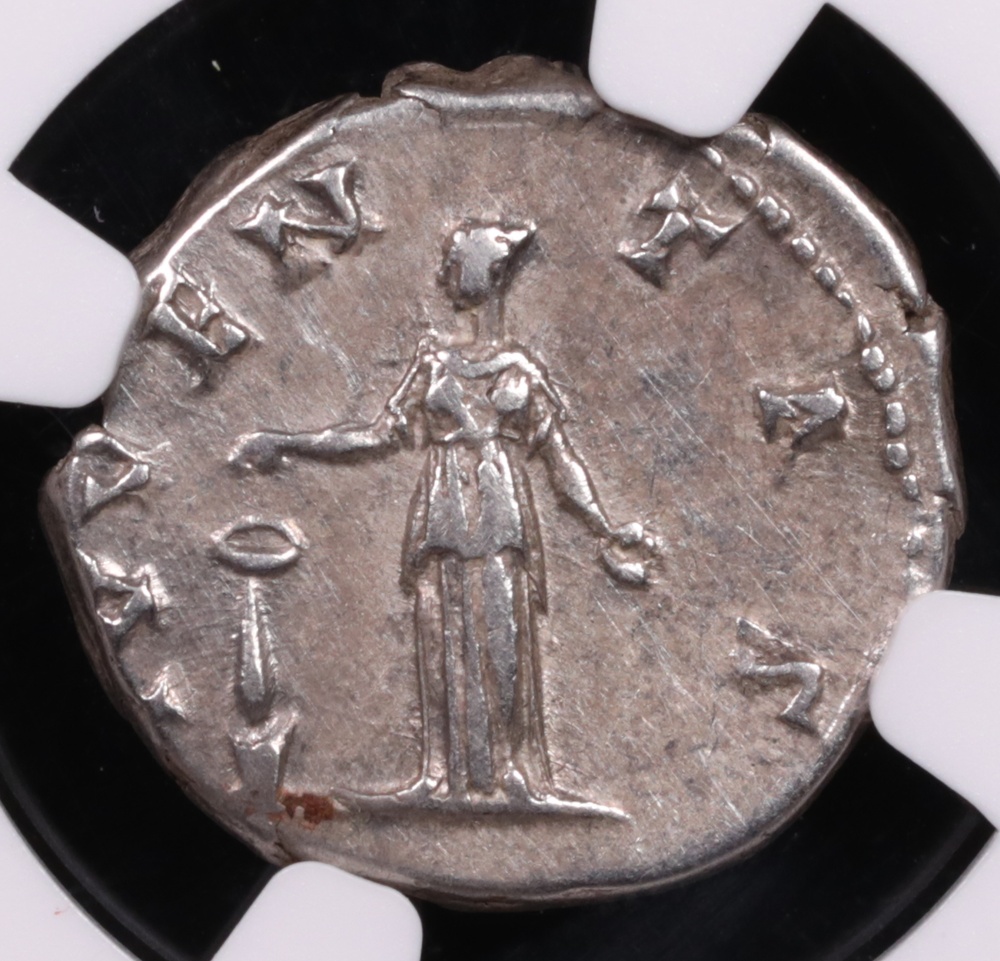 AD 161-180 Marcus Aurelius Silver Denarius NGC XF 5x4