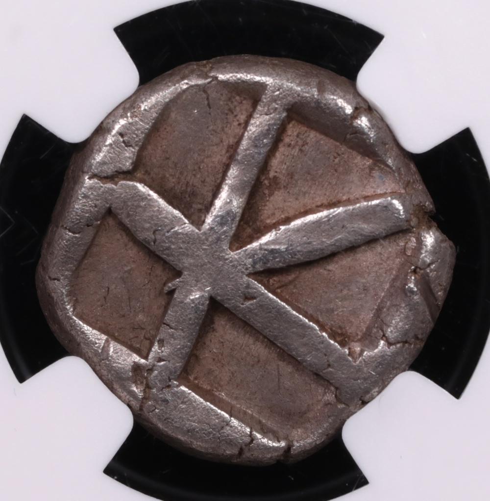 457-350 BC Greece, Island of Aegina Silver Stater NGC Choice Very Fine 5x2