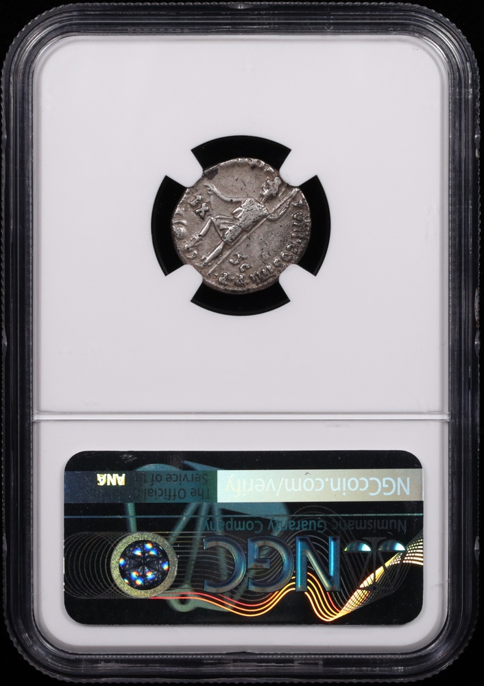 54-68 AD Roman Empire Nero Silver Denarius NGC Very Fine 3x2 Reverse in Holder 54-68 AD Roman Empire Nero Silver Denarius NGC Very Fine 3x2 Reverse in Holder