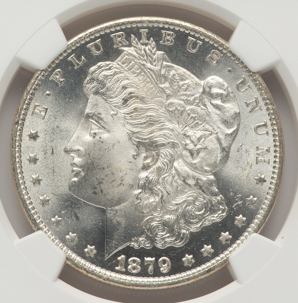 1879-O Morgan Silver Dollar NGC MS-65 Obverse 1879-O Morgan Silver Dollar NGC MS-65 Obverse