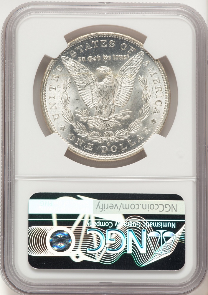 1879-O Morgan Silver Dollar NGC MS-65 Reverse in Holder 1879-O Morgan Silver Dollar NGC MS-65 Reverse in Holder