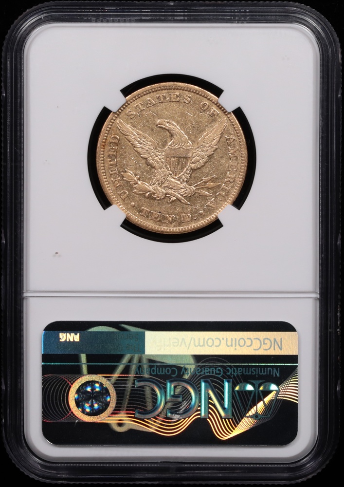 1847 $10 Liberty Gold NGC SS Republic XF-40 Reverse in Holder 1847 $10 Liberty Gold NGC SS Republic XF-40 Reverse in Holder