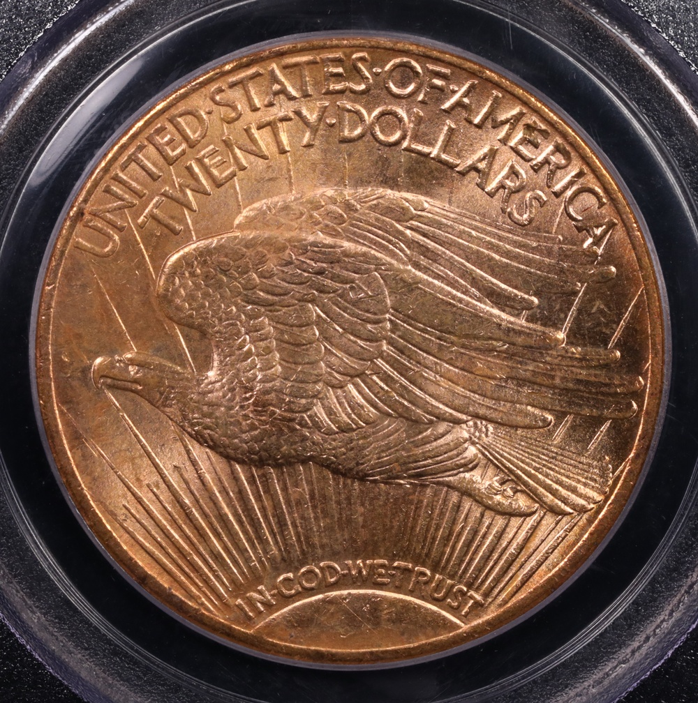 1911-S $20 Saint-Gaudens Gold PCGS MS-64