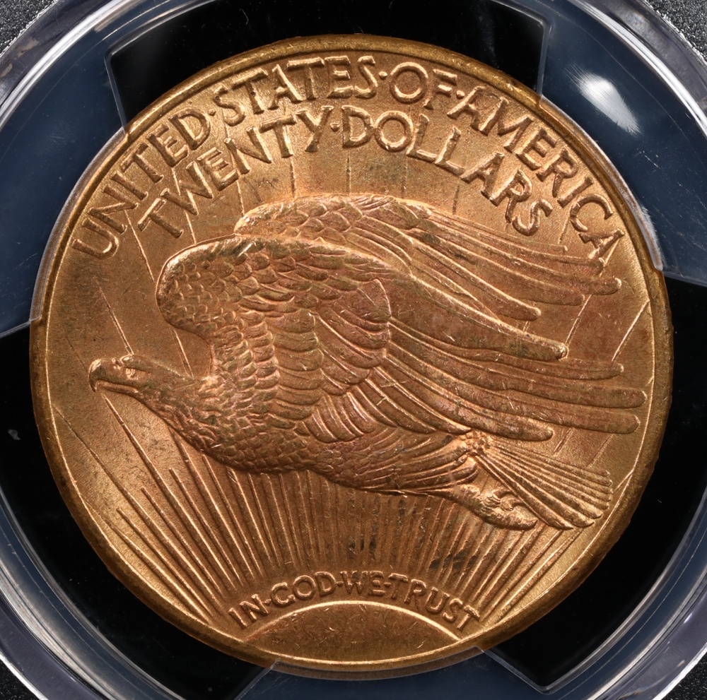1914-D $20 Saint-Gaudens Gold PCGS MS-64