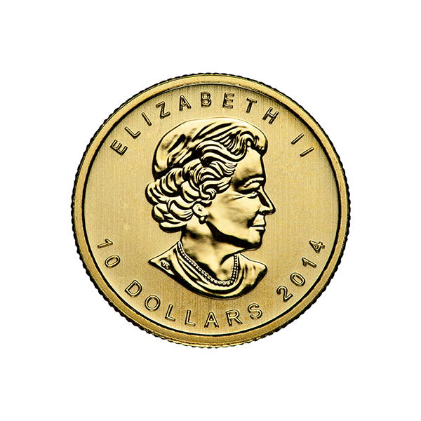 1/4-oz Canadian Gold Maple Leaf (Random Year)