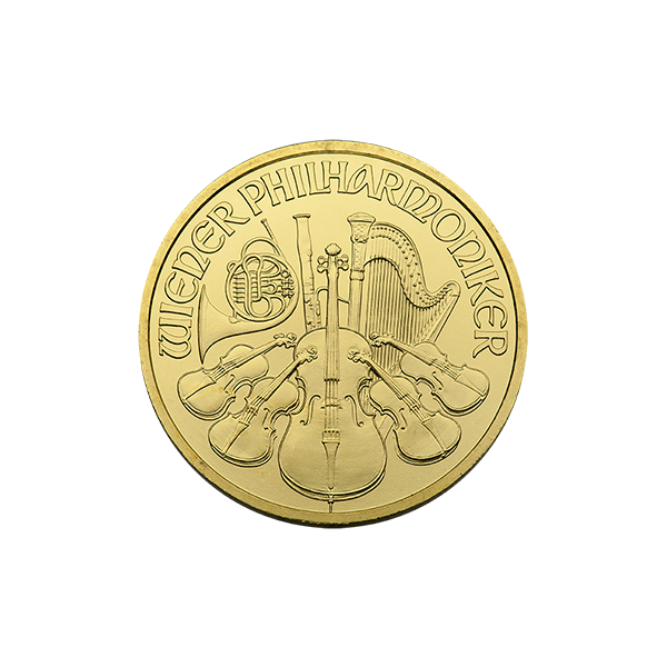 1/4-oz Gold Austrian Philharmonic (Random Year)